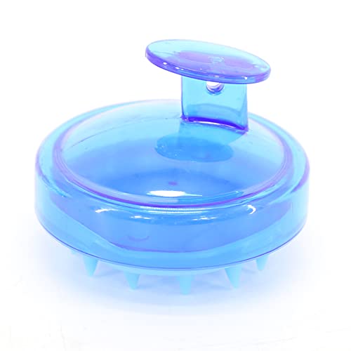 BTWTRY Blue Hair Shampoo Brush Scalp Care Hair Brush with Soft Silicone Care Scalp Massager for The Scalp Exfoliate and Deep Scalp Cleansing(Blue) - color: Blue