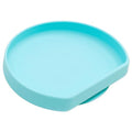 Bumkins Toddler and Baby Suction Plate, Silicone Grip Plate for Babies and Kids, Baby Led Weaning, Children Feeding Supplies, Non Skid Sticky Bottom, Platinum Silicone, Ages 6 Months Up, Blue - color: C4 Blue-GP