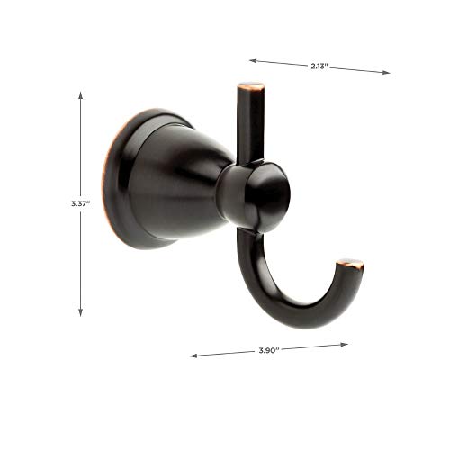 Franklin Brass 5-Piece Oil Rubbed Bronze Bathroom Set (2) Towel Racks, Ring, Toilet Paper Holder, Hook | Kinla Bath Accessories - color: Oil Rubbed Bronze, style: 5-Piece Bath Accessory Set