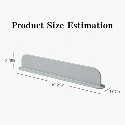 Sink Splash Guard, Sink Guard,Reusable Gray Countertop Spatter Protector,Say Goodbye to Wet Sleeves & Aprons.(19.29×3.35×1.97 Inches)