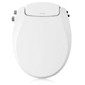 Brondell Swash Bidet Toilet Seat, Non-Electric, Dual Temperature, Fits Round Toilets, White – Dual Nozzle System – with Easy Installation - size: Round, style: S102 - warm water