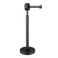 YUMORE Toilet Paper Holder Stand,Freestanding Bathroom Metal Black Matte Tissue Roll Holder for Modern Bathroom - size: 1 Roll