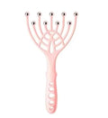 5 Finger 9 Claws Scalp Massager, 1 Pc Hand Held Relax Spa Tool with Steel Balls for Head, Neck & Hair Care, Stress Relief