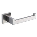 TASTOS Toilet Paper Holder Brushed Nickel, Toilet Tissue Roll Holders Dispenser and Hangers Wall Mounted for Bathroom & Kitchen, Stainless Steel Modern Square Style (Silver) - color: Brushed, size: Square (1 pack)