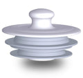 XAJOON Bathtub Drain Stopper,Drain Stopper,Silicone Stopper (Patented Design，Gray) - color: Gray, size: Large