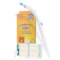 Disposable Toilet Bowl Brush Holder System, Fresh Refills for Bathroom Scrubber, 1 Toilet Brush+1 Holder+1 Cleaning Glove+12 Refills - color: Complete - 12 Refills (Brush & Holder)
