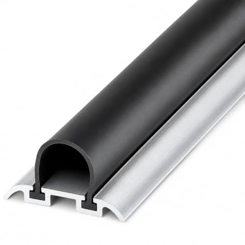 Collapsible Shower Threshold Water Dam, Shower Water Guard, ADA Wheelchair Easy Access, 48 inches Long.