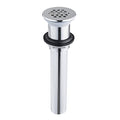 Grid Drain Strainer Assembly Without Overflow for Bathroom Sink, C.O. Plug Grid Lavatory Drain, Bathroom Sink Grid Strainer by Artiwell, Chrome Plated - color: Chrome Plated, style: Without Overflow