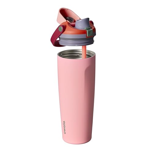 Owala FreeSip Sway Insulated Stainless Steel Water Bottle with Two-Way Spout, Built-In Straw and Bucket Handle, Made for Travel, School, and Sports, 30oz, BPA Free, Leak Proof, Sugar High - color: Sugar High, size: 30 Ounces