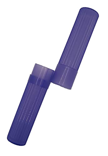American Comb Toothbrush Holder - Purple, Made in USA, with Ventilation Holes, for Toothbrush Covers, Toothbrush Holder, Toothbrush Soft, Durable Design, Hygienic Bathroom Accessory - color: Purple