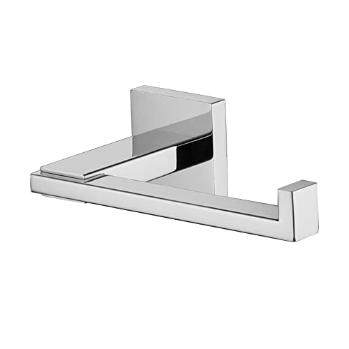 KOKOSIRI Chrome Toilet Paper Holder for Kitchen Bathroom Washroom Toilet Tissue Roll Holder Hold Mega Rolls Stainless Steel, Wall Mounted B2006CH - color: Polished Chrome