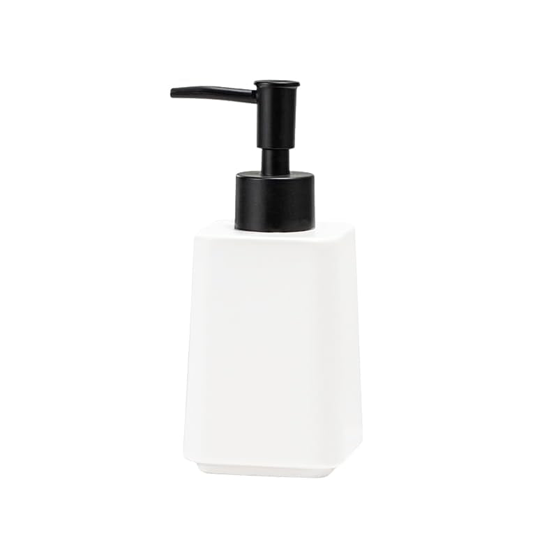10OZ Matte Ceramic Soap Dispenser for Bathroom Liquid Hand Dish Pump Soap - color: Matte