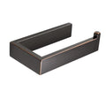 SAYAYO Oil Rubbed Bronze Toilet Paper Holder Wall Mount, Brushed Bronze Toilet Tissue Holder for Bathroom, RV TP Holder Square, SUS304 Stainless Steel 6 Inch - color: Oil Rubbed Bronze