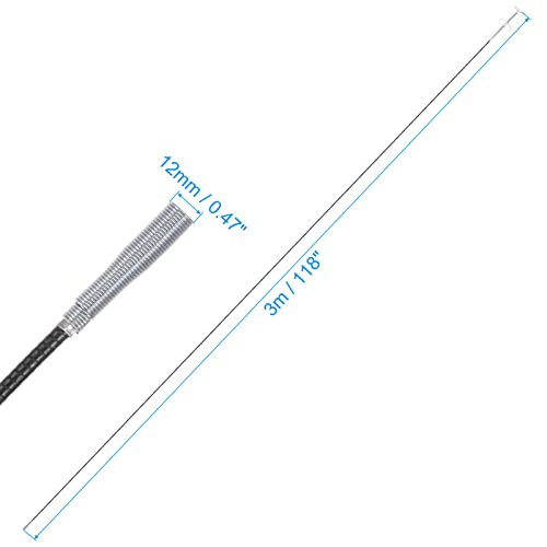HARFINGTON Flexible Grabber Claw Pick Up Tool 118 Inch 4 Claws Stainless Steel Sewer Cleaning Hook Unclog Sink Sewer Hair Drain Cleaner Tool Sink Unclogger for Toilet Bathtub Sewer White - color: White, size: 118 Inch