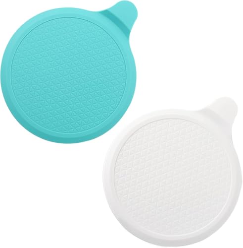 (2 Pack) Silicone Bathtub Stopper, 6" Extra Large Silicone Drain Plug, Universal Shower Drain Tub Stopper for Kitchen Gadgets Bathroom, Blue+White - color: Blue+white