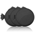 TRAPMATE Tub Stopper Bathtub Drain, Patented 5.9" Silicone Drain Plug Cover for Shower, Bath, Kitchen Sink, 3 Pack, Black - color: Black