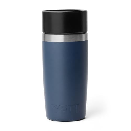 YETI Rambler 12 oz Travel Bottle, Stainless Steel, Vacuum Insulated with Leakproof Commuter Cap, Navy - color: Navy, size: 12 Ounces