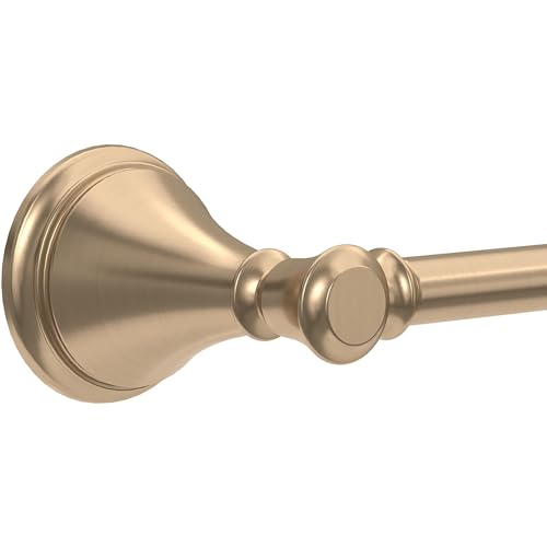 Delta Single Post Toilet Paper Holder | Champagne Bronze | Wall Mount | Cassidy Bathroom Accessories - color: Champagne Bronze