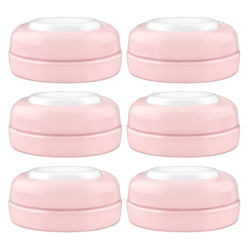 Maymom Screw Lids Aka Travel Caps with Rewritable Sealing Disc Compatible with Avent, Maymom Wide Mouth Bottles; Cap Replace Avent Natural Bottle Sealing Ring and Sealing Disc, 6pcs. (Pink) - color: Pink