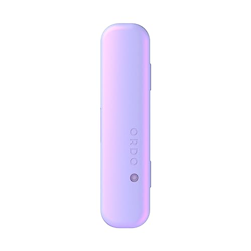 ORDO Sonic+ Toothbrush Travel Case, portable USB Charging, Pearl Violet | Sonic toothbrush holder, durable design, secure magnetic closure, travel friendly, toothbrush not included - color: Pearl Violet
