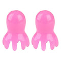 NIIIYTYB 2Pcs Head Massage Tools Scalp Massager and Scraper for Deep Relaxation Acupressure Massager Japanese Spa Hair Care Tool for Home Office Travel Rose Pink - color: Rose Pink
