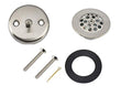 Artiwell Trip Lever Tub Trim Kit Set With Trip Lever Overflow Face Plate, Trip Lever Bathtub Drain with Strainer, Overflow and Matching Screws (BRUSHED NICKEL) - color: Brushed Nickel