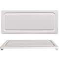 2 PCS Fast-Drying Stone Trays for Bathroom Sink & Kitchen Counter, Water Absorbing Diatomite Sink Coasters, Vanity Tray, Hand Soap Holder with Anti-Skid Pads (11" x 4.7" White) - color: 11" X 4.7" White