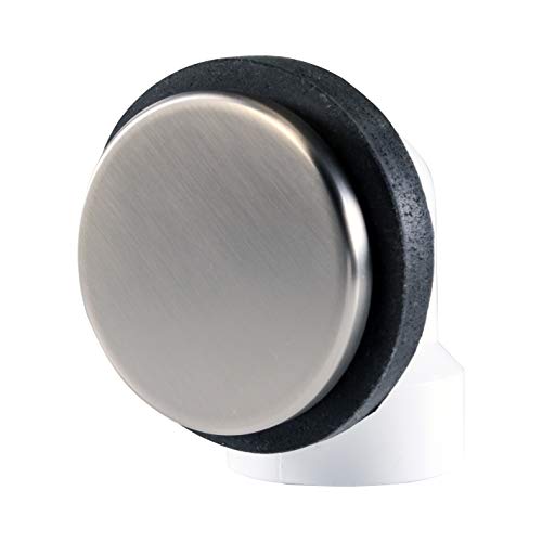 Westbrass Floating No-Hole Overflow Faceplate, Stainless Steel, D980R-20 - color: Stainless Steel, size: 1 Pack