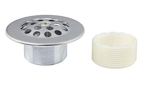Artiwell Trip Lever Tub Trim Kit Set with Trip Lever Overflow Face Plate, Trip Lever Bathtub Drain with Strainer, Overflow and Matching Screws (CHROME PLATED) - color: CHROME PLATED