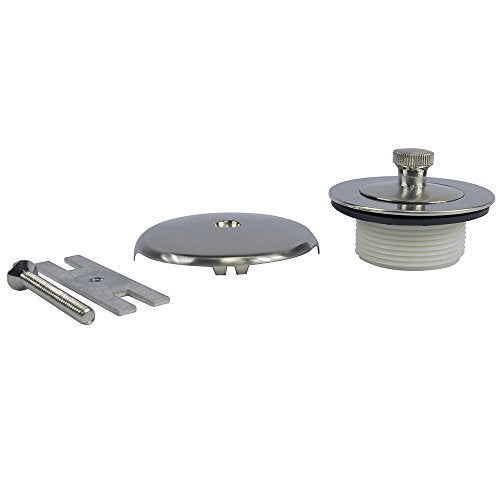 Danco Lift and Turn Bath Drain Trim Kit, Brushed Nickel, 2-Pack, (89239P) - color: Brushed Nickel, size: 2-Pack
