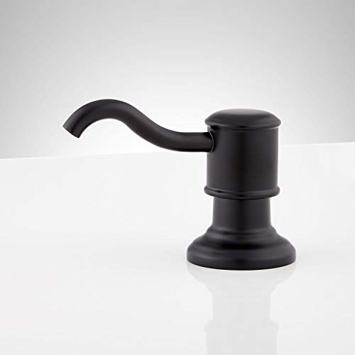 Signature Hardware 448559 Amberly Soap Dispenser - Polished Nickel - color: Polished Nickel