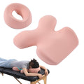 MABOZOO Face Down Massage Pillow, Massage Headrest for Bed Face Down Pillow for Sleeping with Non-Slip Bottom, Home Head Cushion and Chest Cushion for SPA, Sleep (Pink) - color: Pink