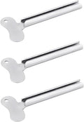 3 Pcs Silvery Metal Tube Squeezer Keys, Toothpaste Metal Hair Dye Color Key Roller Dispenser Tool Durable Processingl, Daily Living Tube Squeezing Aids