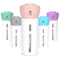 Travigo 4-in-1 Travel Dispenser Bottle, TSA Approved, Leak Proof, Four Reusable 1.4 oz. (40 mL) Toiletry Containers for Shampoo, Conditioner, Soap, Lotion, Skincare (Pink) - color: 1 Dispenser (Pink)