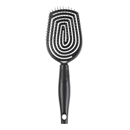 Conair Scalp Care Detangling hairbrush - Curly Hair Brush - Scalp Massager - hairbrushes for women & men - detangler for all lengths and types - can use wet or dry - Black Onyx - color: Black Onyx, size: 1 Count (Pack of 1)