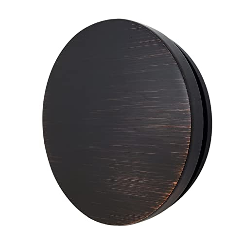 Westbrass D980R-12A Floating No-Hole Bath Waste Overflow Faceplate and Adaptor, Antique Bronze - color: Antique Bronze, size: 1 Pack