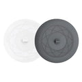 Tub Stopper 2PCS,Bathtub Drain Stopper,6 inches Bathtub Tub Drain Cover Stopper,Silicone Drain Plug,Kitchen Bathroom Hair Water Shower Stopper,Large Bathroom Laundry Accessories (Grey/White) - color: White/Grey