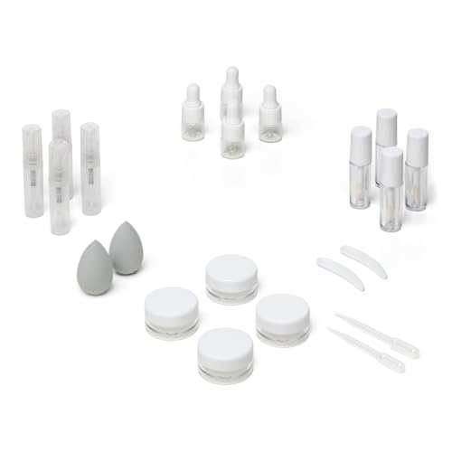 Mini Makeup Containers for Travel, Depotting Makeup Containers, Empty Cosmetic Containers, Sample Jars, Mini Make up Bottles, Refillable Cosmetic Containers, Extra Small Travel Containers