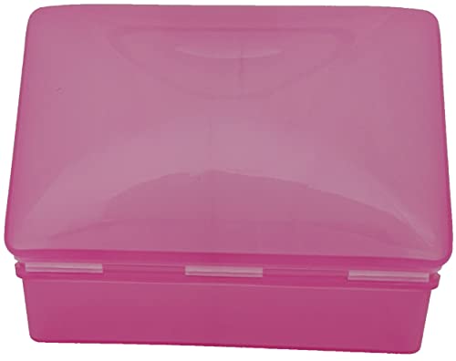 American Comb Travel Soapbox, Durable Storage Container, Multiple Colors, Made in USA (1, Pink) - color: Pink