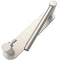 Adhesive Toilet Paper Holder Brushed Nickel Bathroom Double Post Pivoting Toilet Tissue Holder Roll Holder Stick On No Drilling Stainless Steel and Zinc Alloy - color: Brushed Nickel