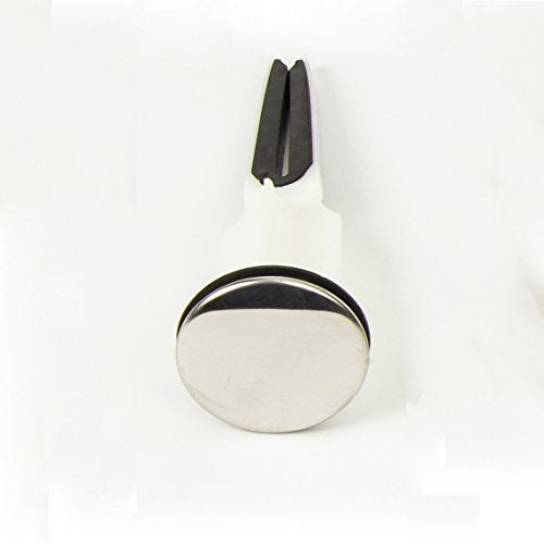 PF WaterWorks PF0250 EasyPOPUP Patented Universal Bathroom Sink Pop-Up Stopper, Easy Install/Remove Design, No Disassembly, Fits BallRod Pop-Up Drains, 5-1/2 in Tall 1.5 in. Cap Dia. Chrome - color: Chrome, size: 1.5 in. Cap Dia. (Pack of 2)