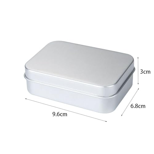 2 Pcs Aluminum Soap Holder, Multi-Purpose Large Capacity Portable Soap Case with Lid Keep Soap Dry, Soap Bar Holder for Bathroom, Camping, Gym, Hiking Traveling