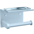 Toilet Paper Holder with Shelf Wall Mounted Toilet Paper Roll Dispenser | Heavy Duty Stainless Steel Sky Blue - color: I-sky Blue