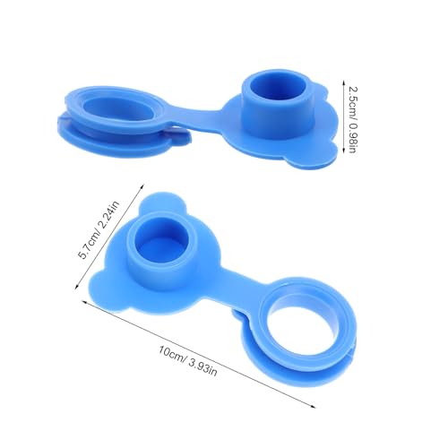 DOITOOL 5pcs Bathtub Drain Plug Stoppers Silicone Tub Stopper Set Multi-Color Bath Basin Cover Leak Proof Bathroom Accessories