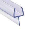 Shower Room Glass Door Bottom Gap Seal Strip for 1/4 Inch Glass, 27.5" Long Sweep Stop Shower Leaking - size: 1/4"/6mm