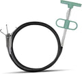 Upgrade Drain Snake for Hair Clogs, 61'' Four claw grabber pickup tool for Litter Pick, Home Sink, Drains, Toilet, Snake Drain Hair Remover - style: T-61 IN