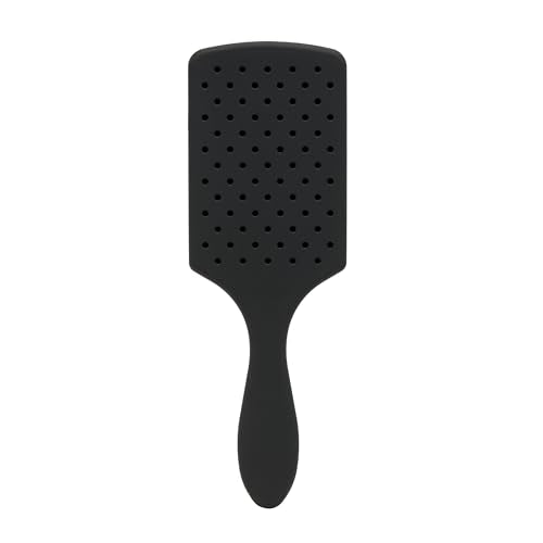 Wet Brush Paddle Detangler Hair Brush, Black Frost - Ultra-Soft IntelliFlex Detangling Bristles with AquaVent Design - Spread Hair Treatments Evenly - Glides Through Tangles For All Hair Types - color: Black Frost, size: 1 Count (Pack of 1)