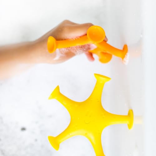 Ubbi Starfish Stretch and Suction Bath Toys, Baby Bath Accessory, Water Toys for Toddler Bath Time, Fun Baby Water Toys, Set of 3 - color: Starfish Stretch and Suction