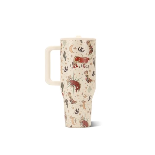 HydroJug Traveler 32oz, Insulated Tumbler with Handle & Straw, Rodeo - color: Rodeo, size: 32 Ounces