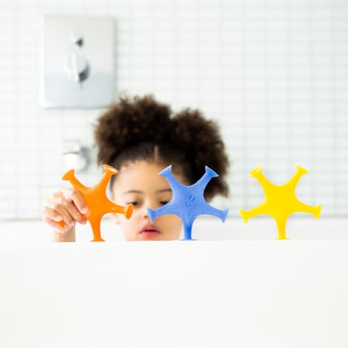 Ubbi Starfish Stretch and Suction Bath Toys, Baby Bath Accessory, Water Toys for Toddler Bath Time, Fun Baby Water Toys, Set of 3 - color: Starfish Stretch and Suction